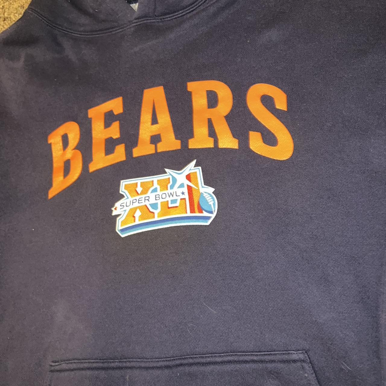 Vintage Chicago Football Bears Hoodie L - Depop