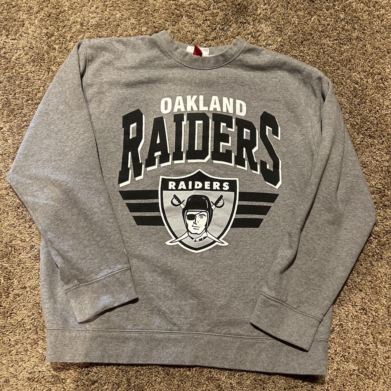 mitchell and ness raiders crewneck