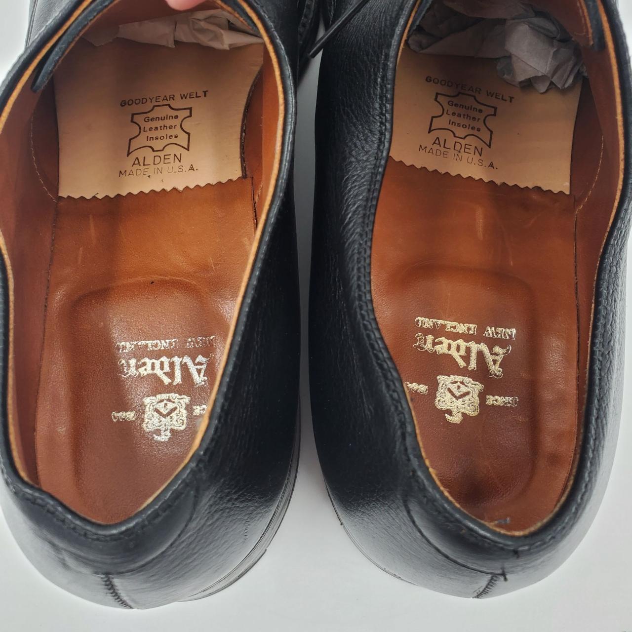 靴 ALDEN 9571F COPLEY LAST BLUCHER CAP TOE 847C0068-9436-409B-A11C-