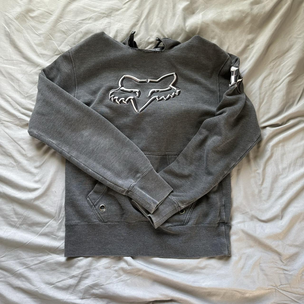 Embroidered Fox Hoodie