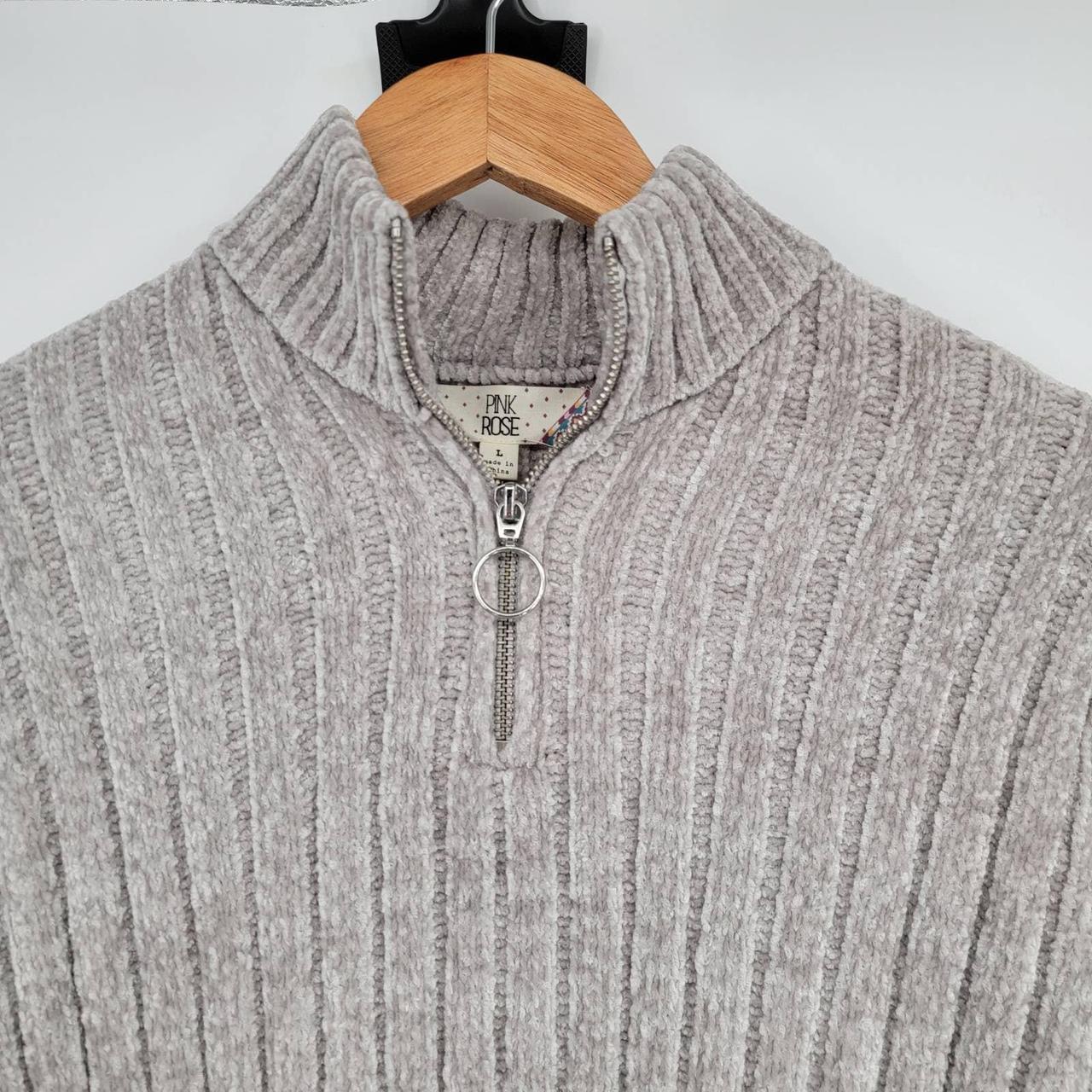 Rose clearance chenille sweater