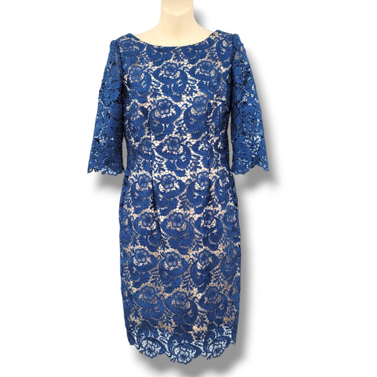 Eliza j 2024 embroidered sheath dress