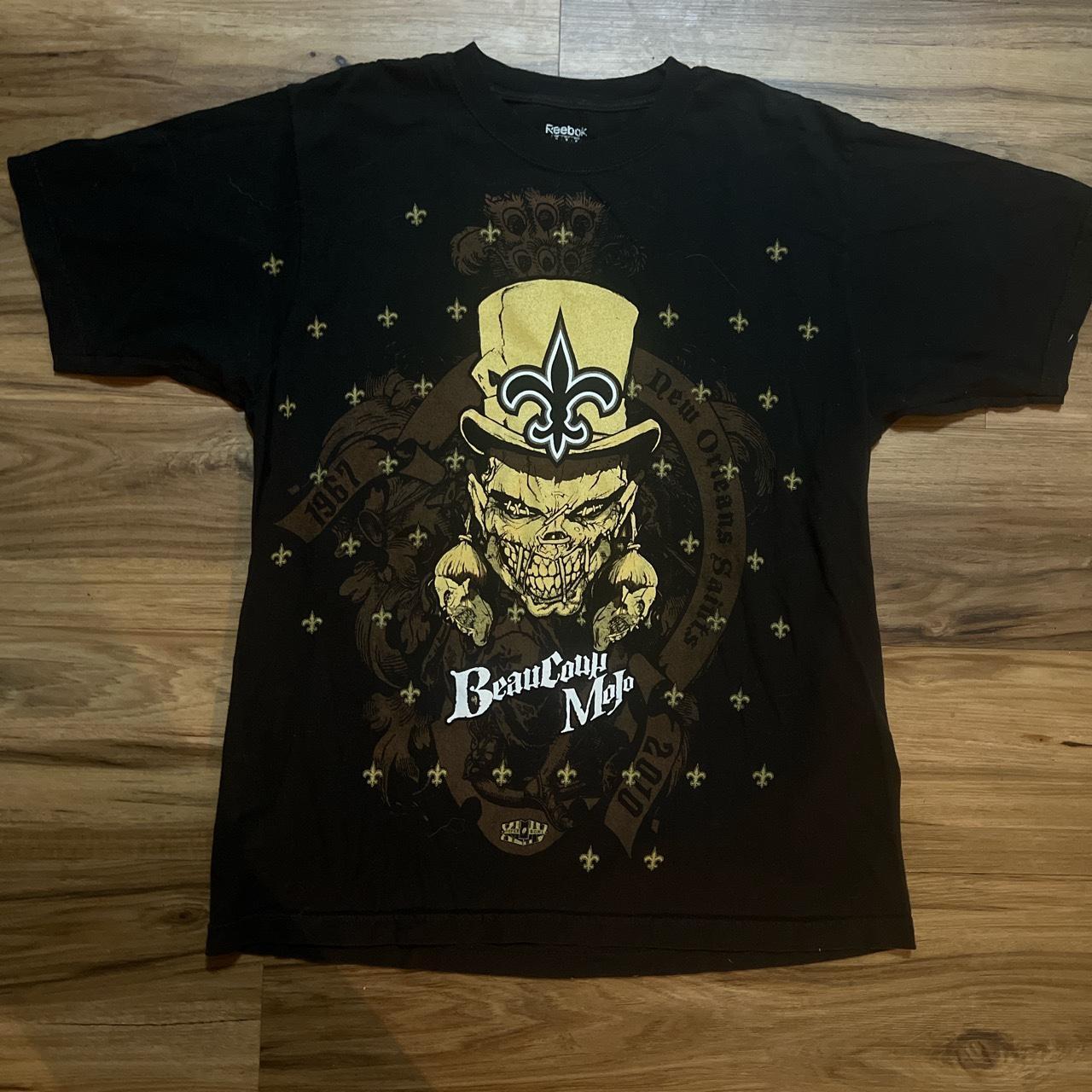 New Orleans Saints Skull T-Shirt