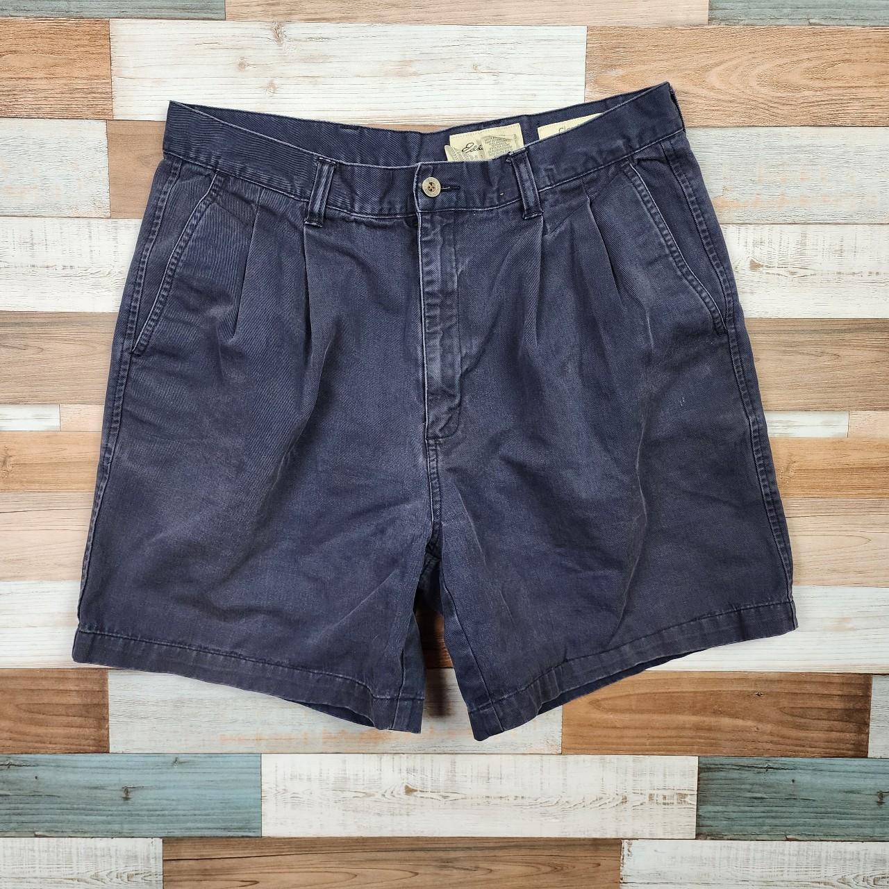 Vintage Eddie Bauer Classic-Fit Pleated Dad... - Depop