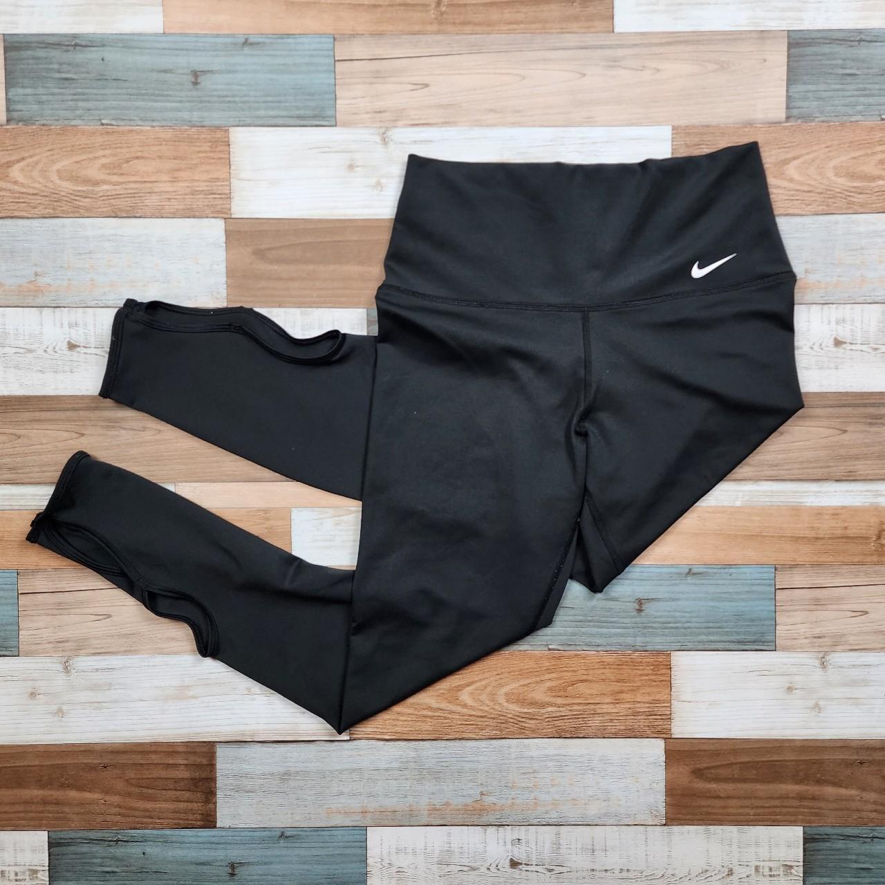Nike Dri Fit tight Pants/leggings ankle Length Black Meduim