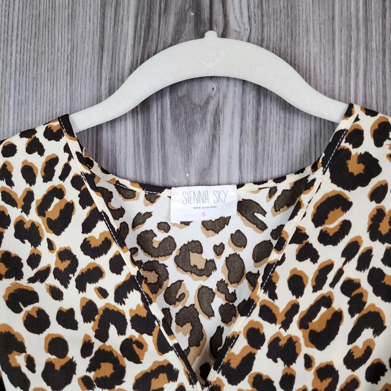 Sienna sky outlet leopard print dress