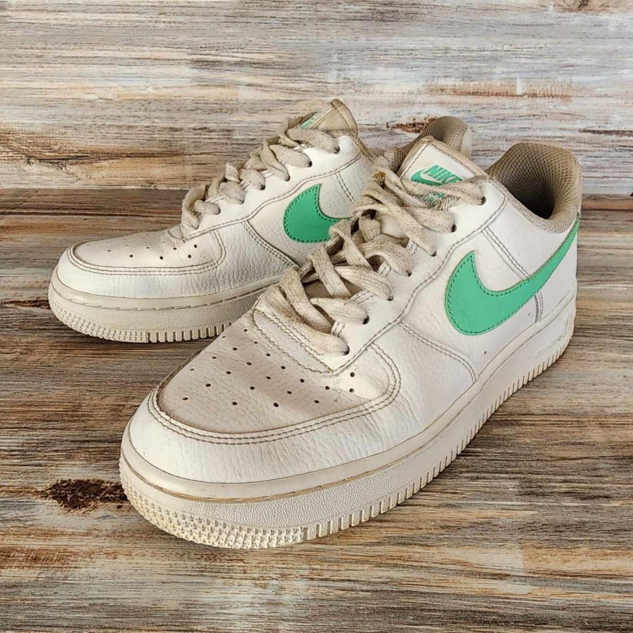 Nike Air Force 1 Mint Green Womans Size Depop