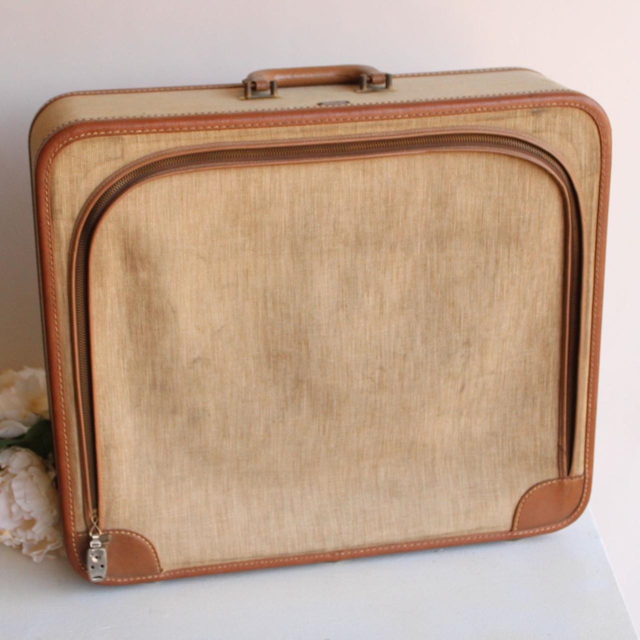 Classy 1940s suitcase by Plat Luggage. Has hardwall... - Depop