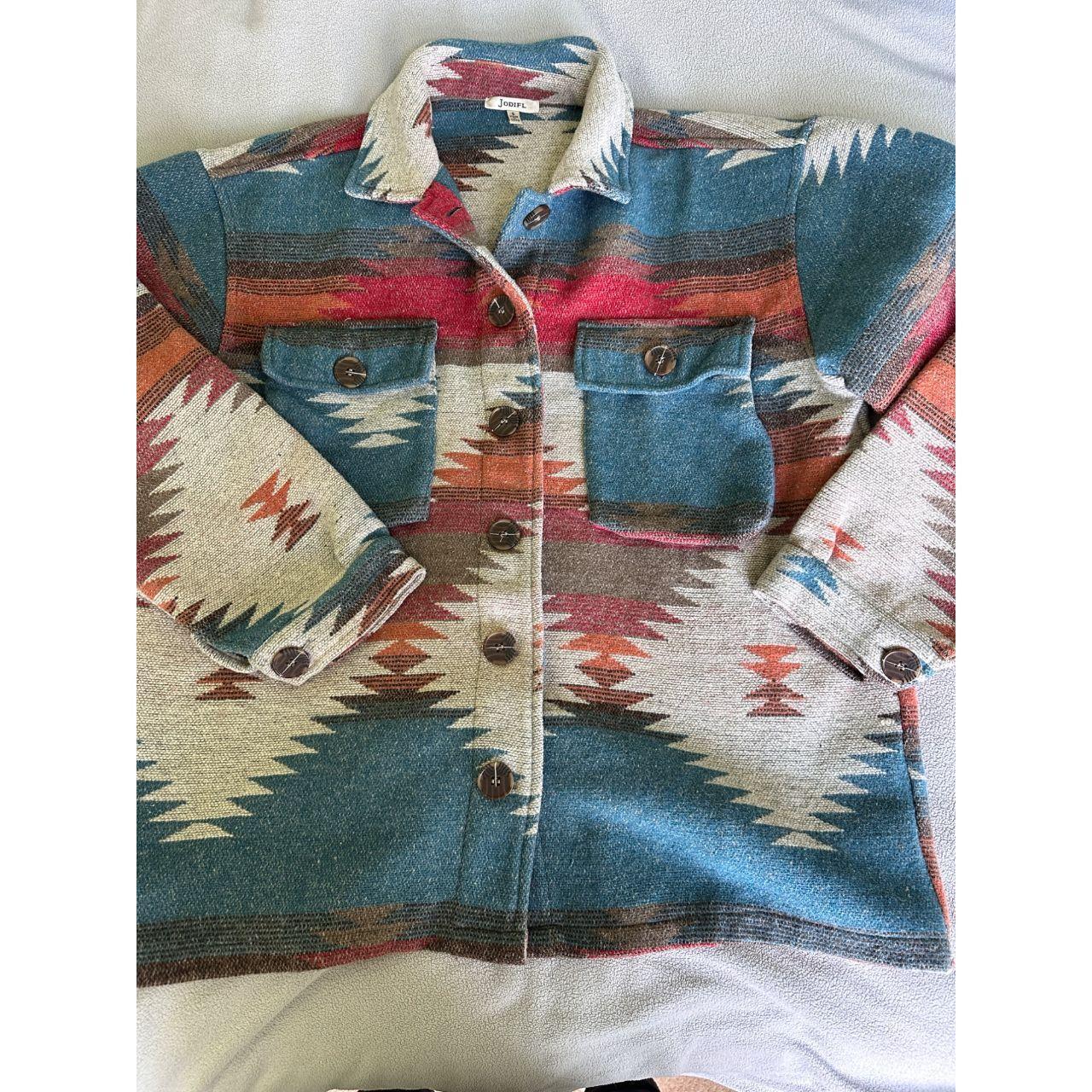 Women's Shacket Jacket - Multi/Blue - S – Southwe… - image 1