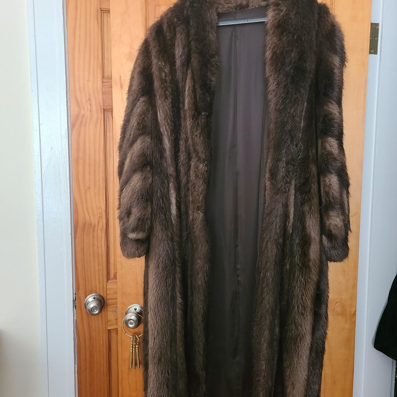 Anne Klein: Woman's Faux Fur Mink shops Coat - 2X