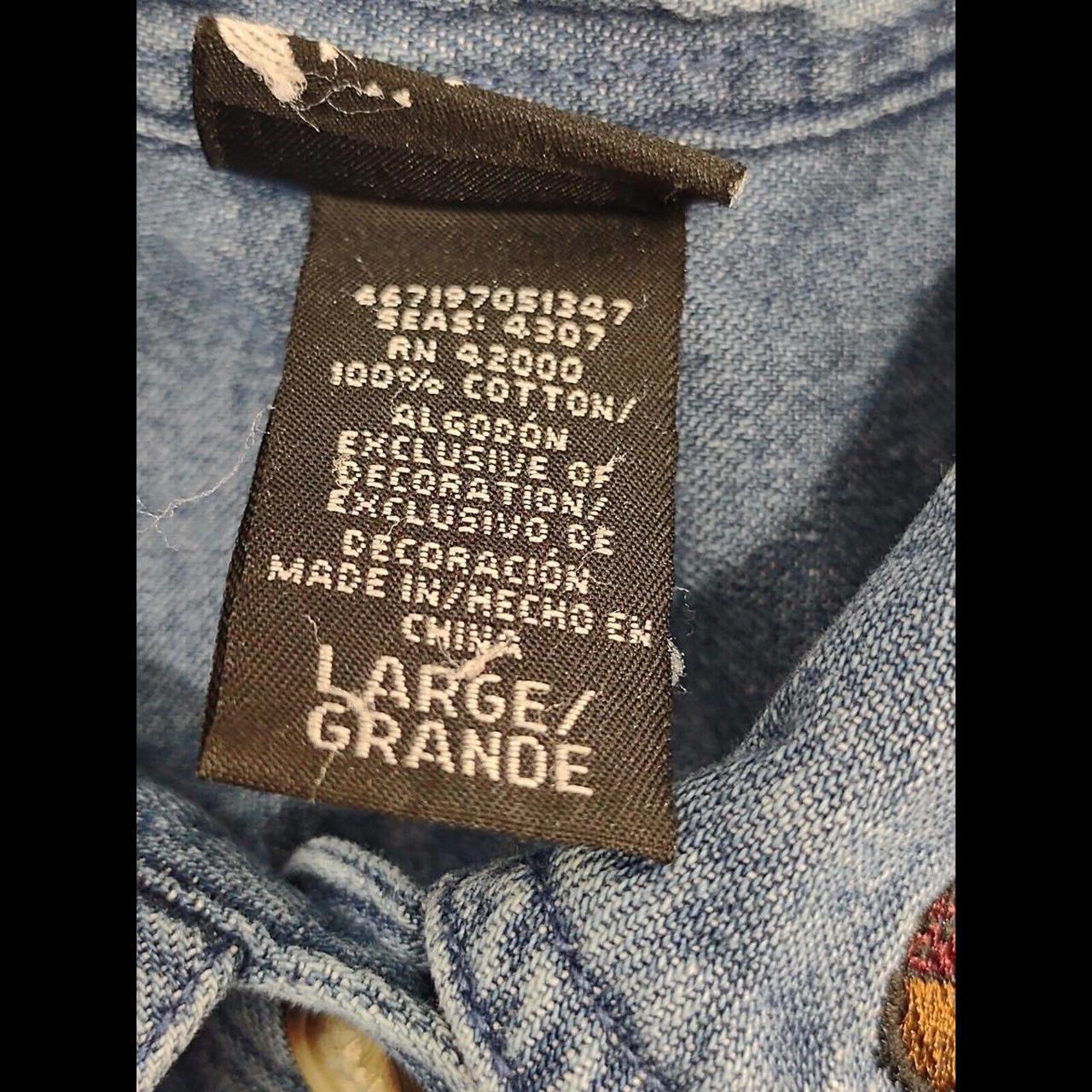 Basic Editions Women's Top - Blue - L – Basic Edi… - image 4