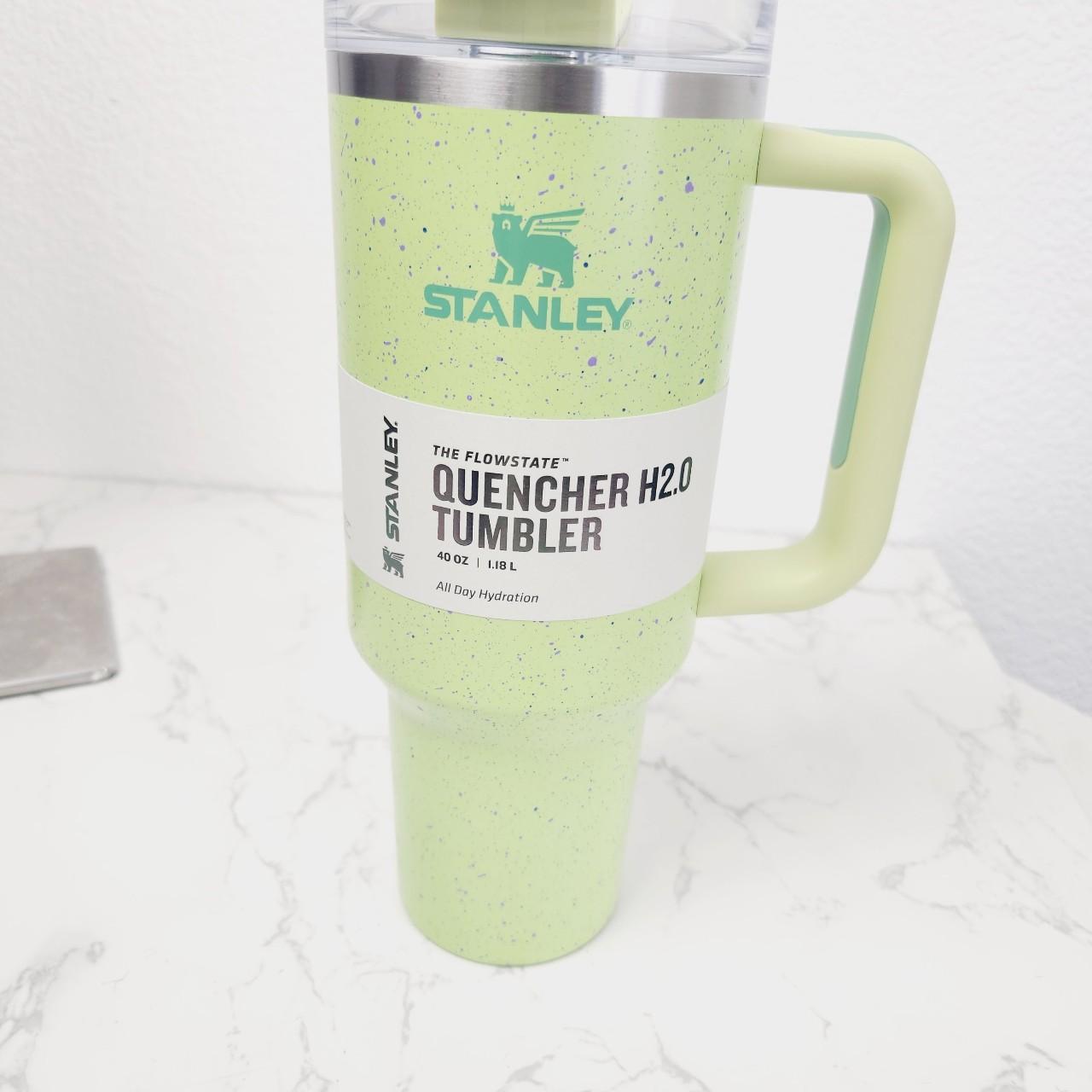 STANLEY QUENCHER 40oz Stainless Steel Tumbler Limited Purple Green