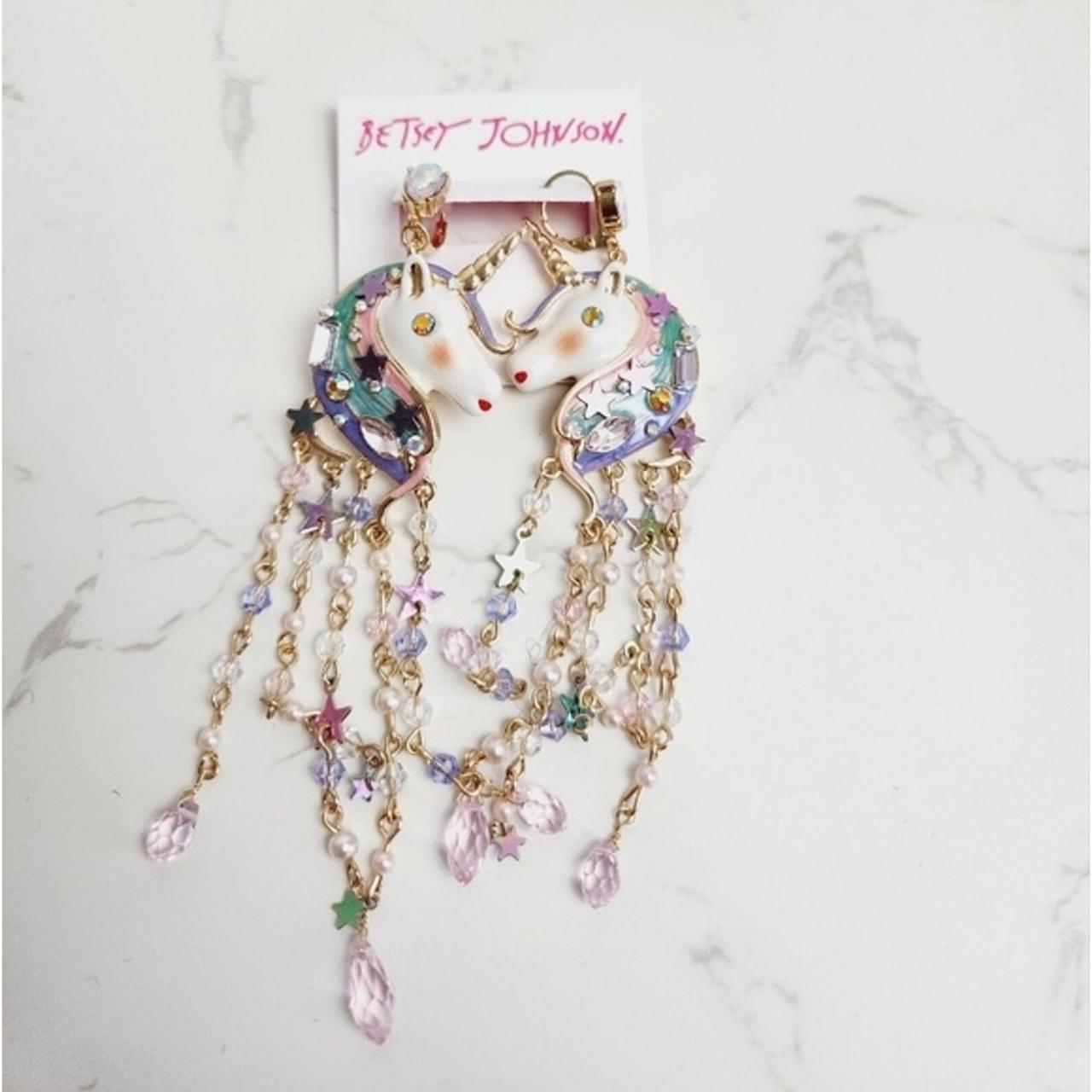 Betsey johnson sale unicorn earrings