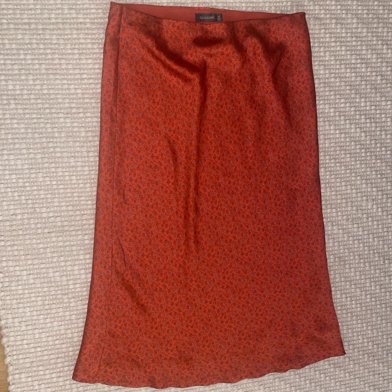 Glassons Satin Slip Skirt Midi length, slip skirt... Depop