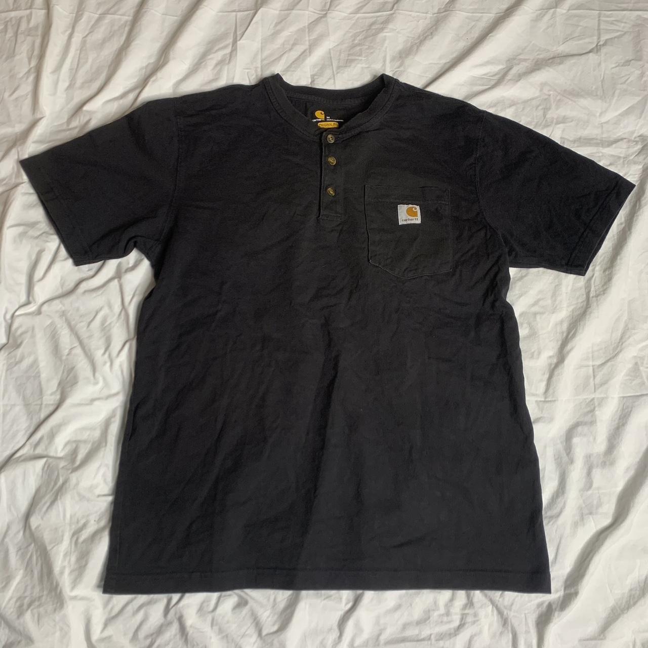 carhartt half button shirt