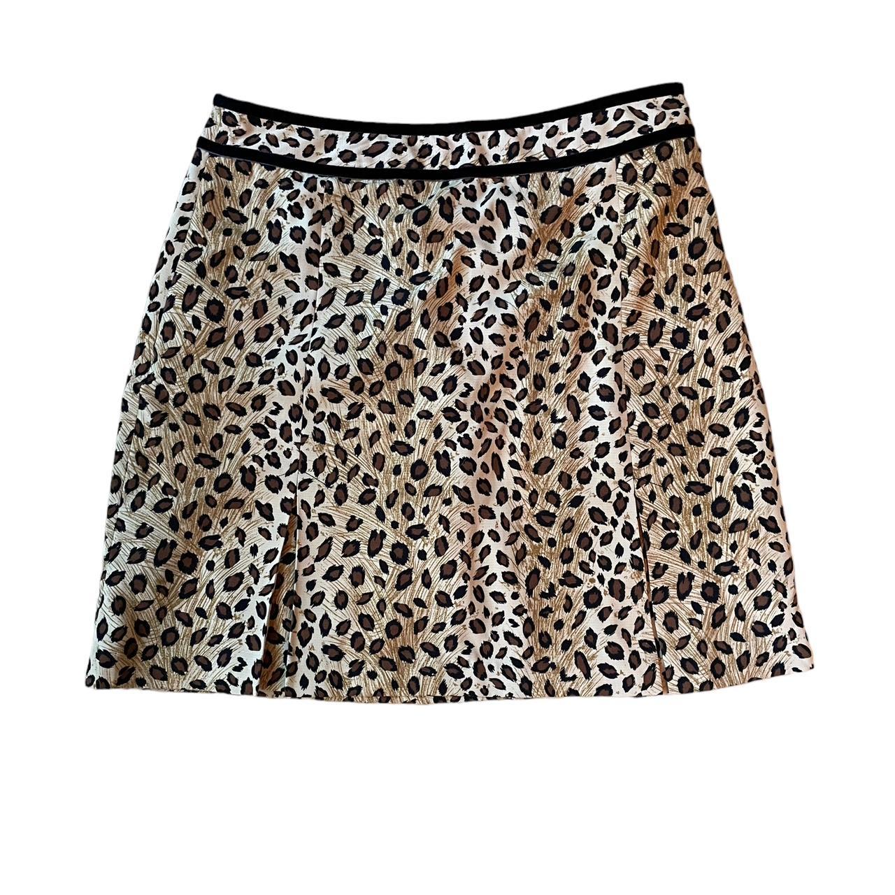 Leopard skirt size outlet 14