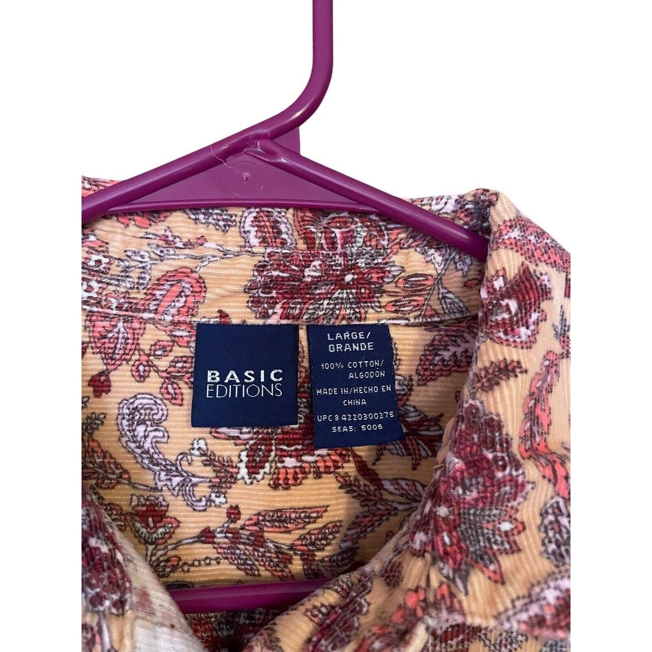 Basic Editions Women's Blouse - Pink - L – Basic … - image 3