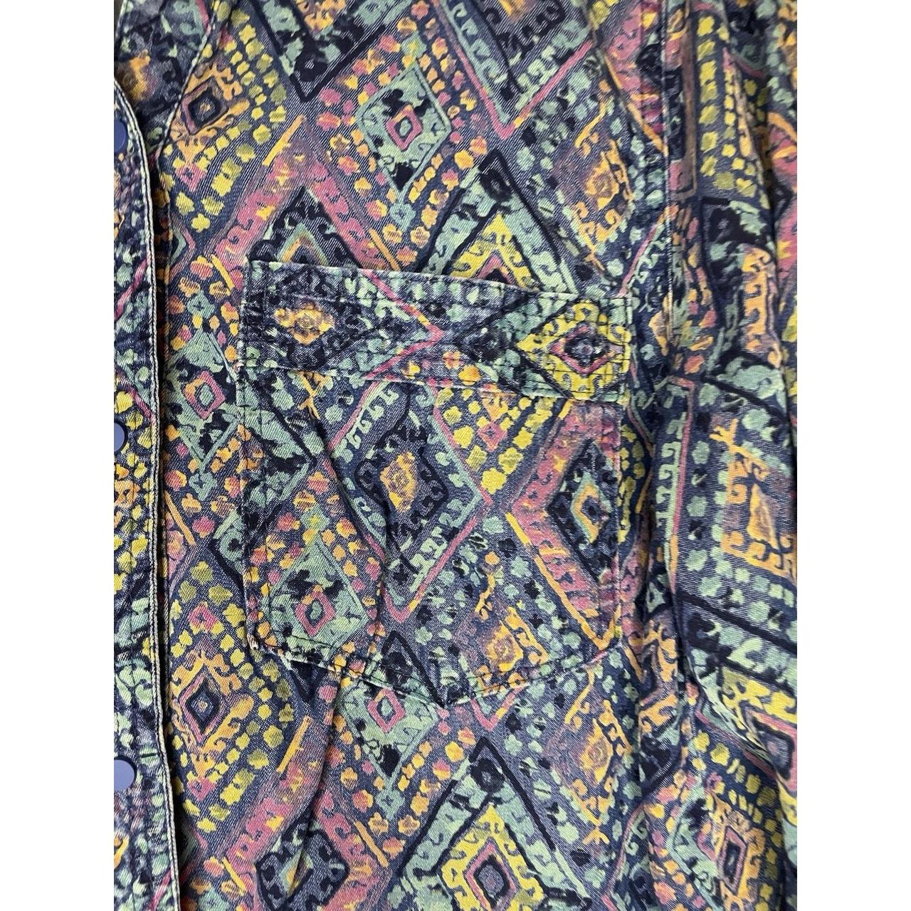 Intro Women's Blouse - Multi - XL – Intro 1X Geom… - image 5