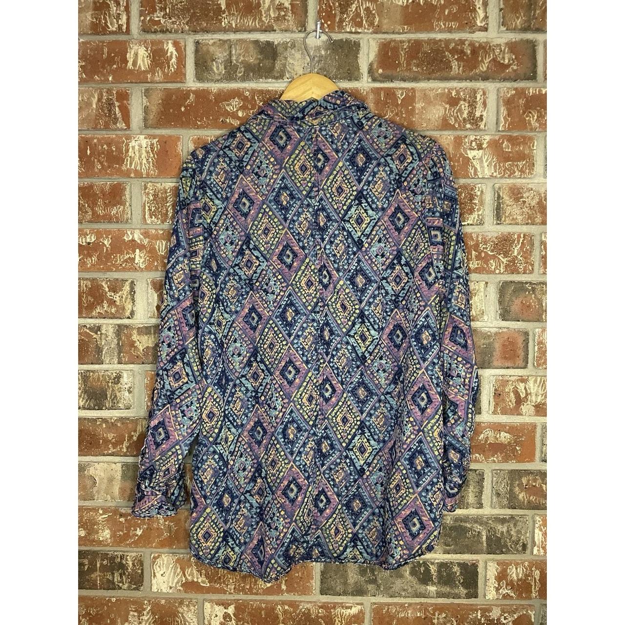 Intro Women's Blouse - Multi - XL – Intro 1X Geom… - image 2