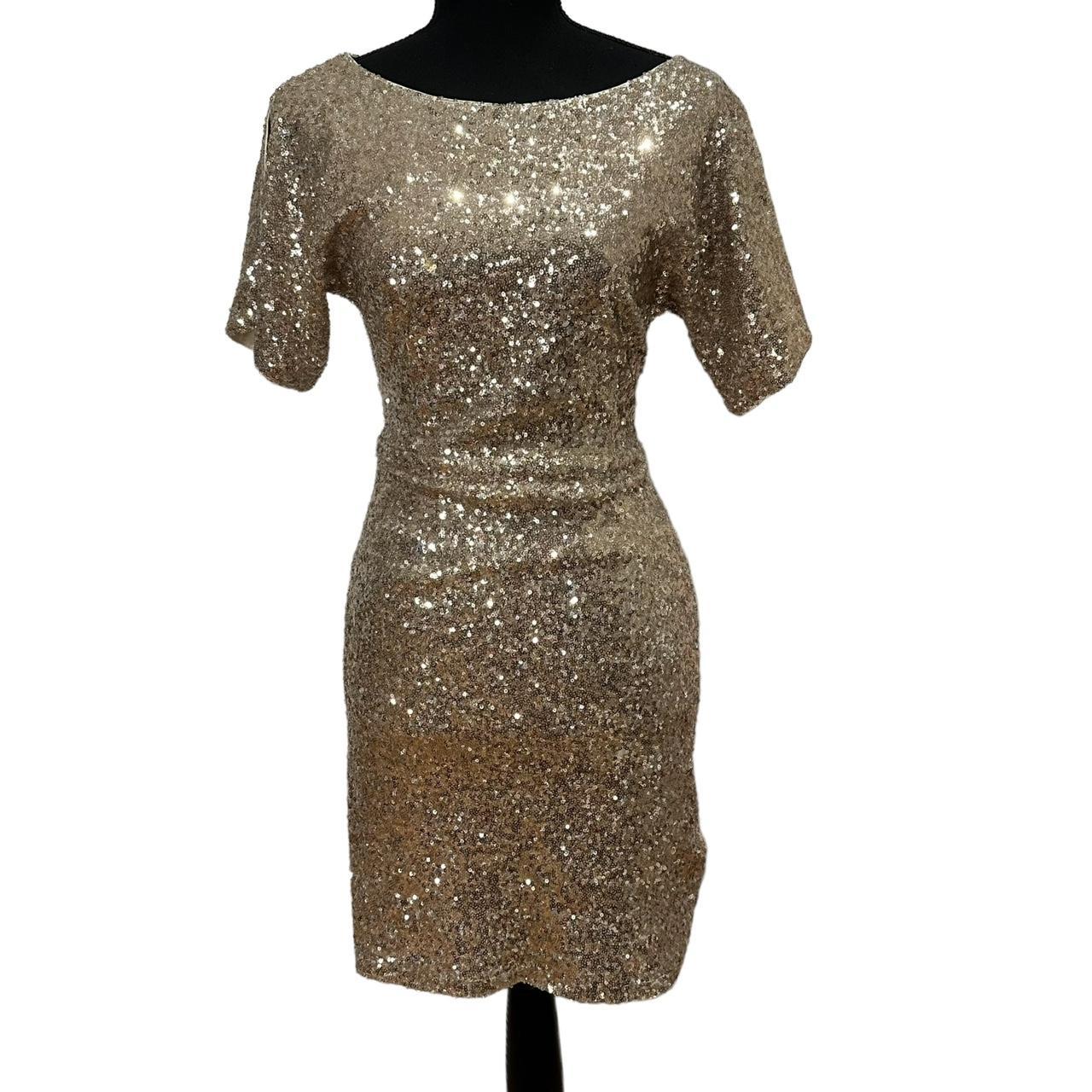 Nordstrom gold sequin dress best sale