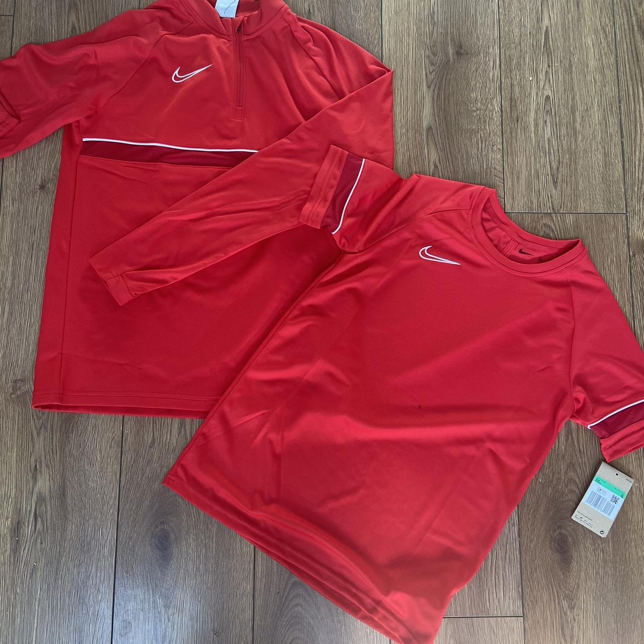 Nike Sportswear Dri Fit Set Long sleeve + tee... - Depop