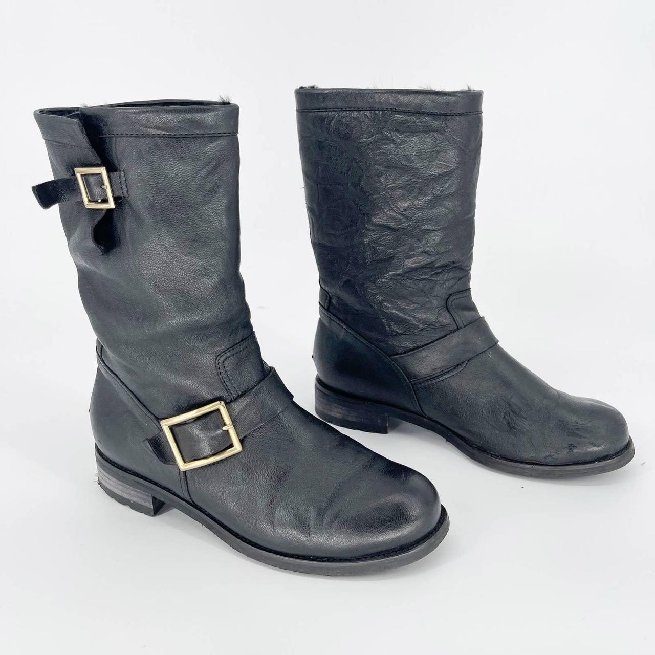 Jimmy choo clearance biker boots