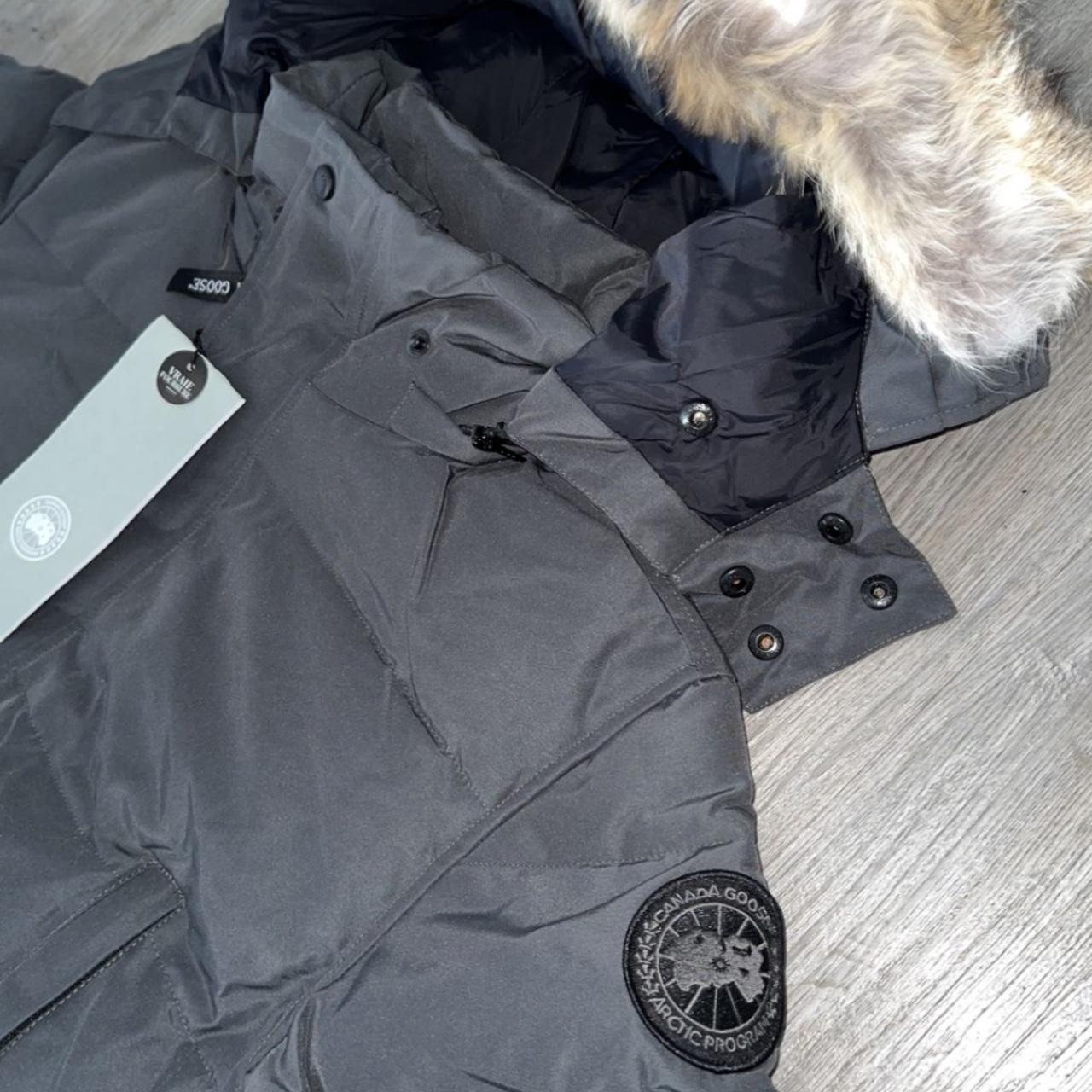 Men’s grey canada goose coat. Blacked out badge.... - Depop