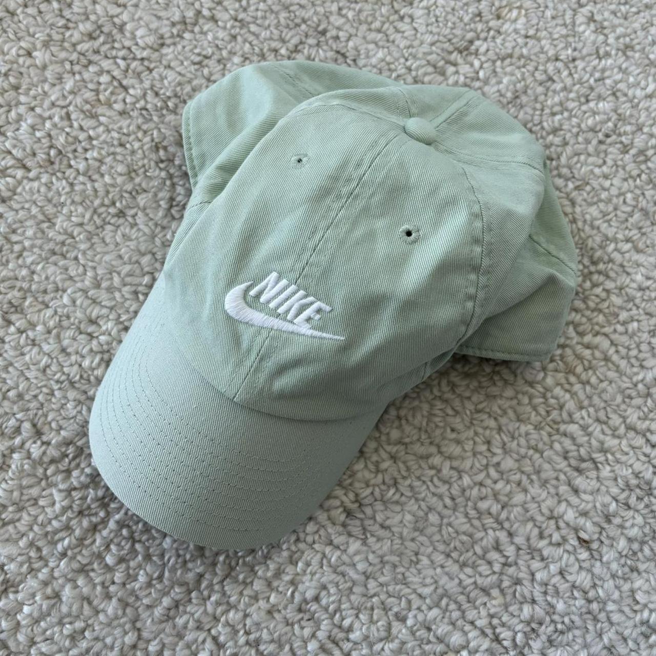 Nike heritage 86 cap in baby mint worn once Depop