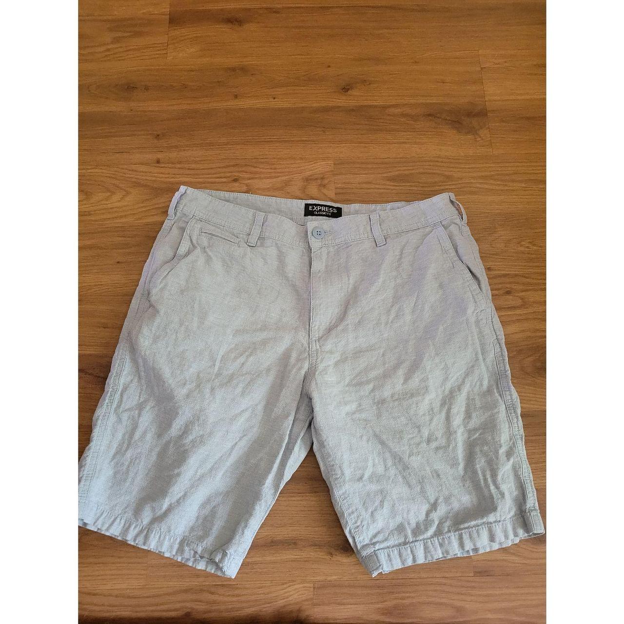 Express Men's Blue Shorts Depop