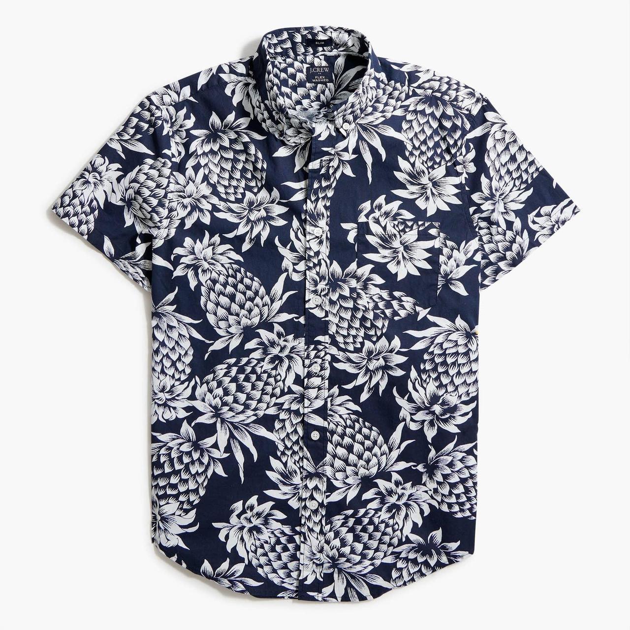 J crew 2024 pineapple shirt