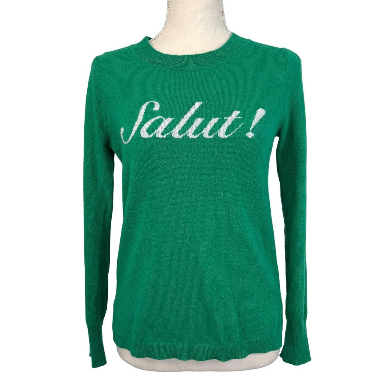 J Crew Women's Cotton Long Sleeve Crewneck Sweatshirt Green Size L - Shop  Linda's Stuff