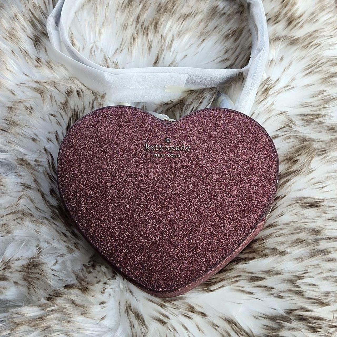 NEW WITH TAGS: Kate Spade Pink Heart Bag💗👛 Brand - Depop