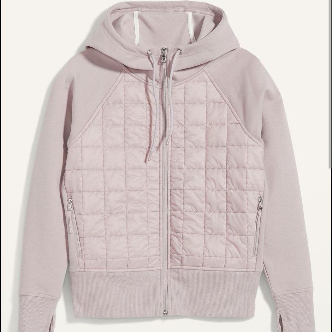 Dynamic fleece quilted hybrid zip hooded jacket for women new arrivals