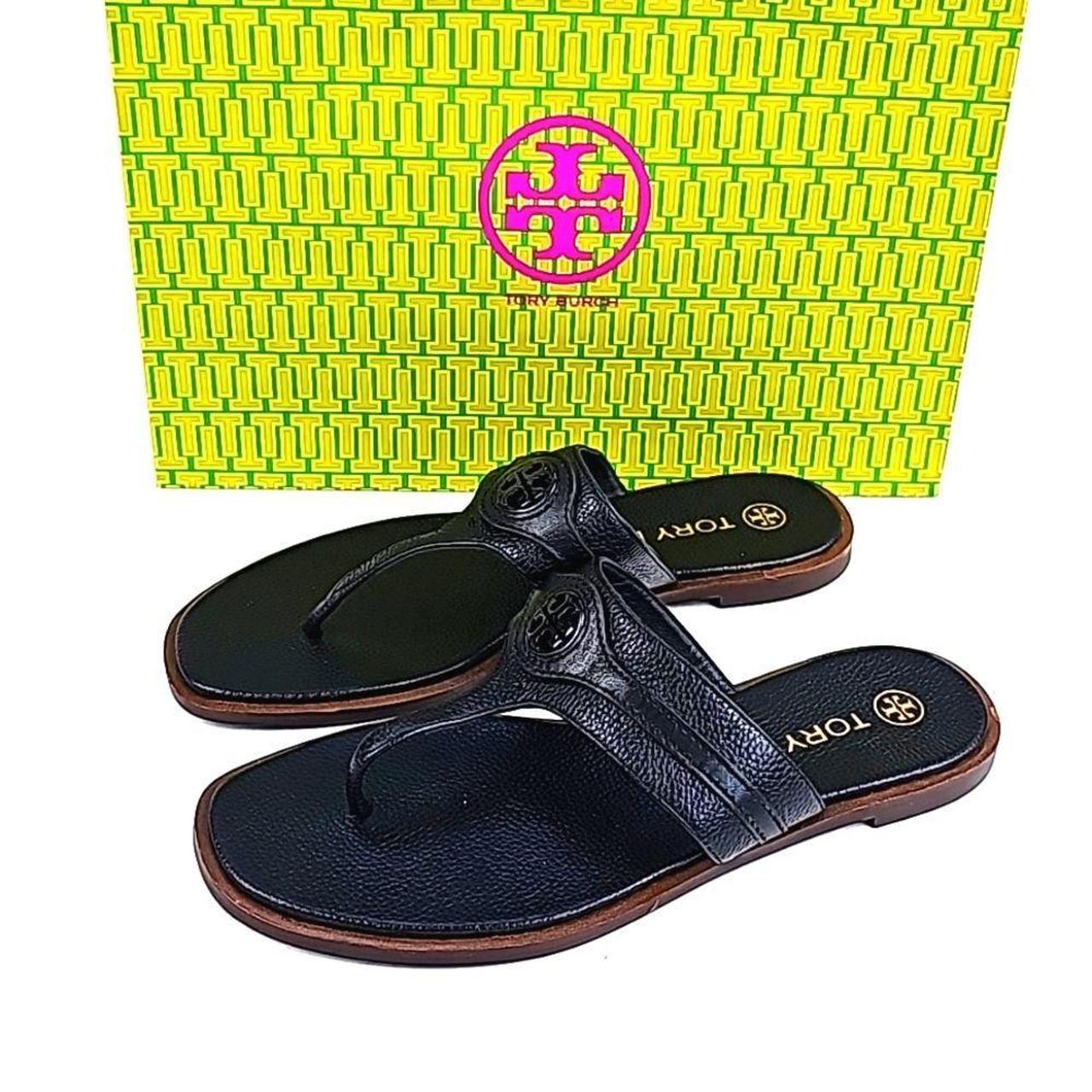 Tory burch carson on sale flat thong sandal