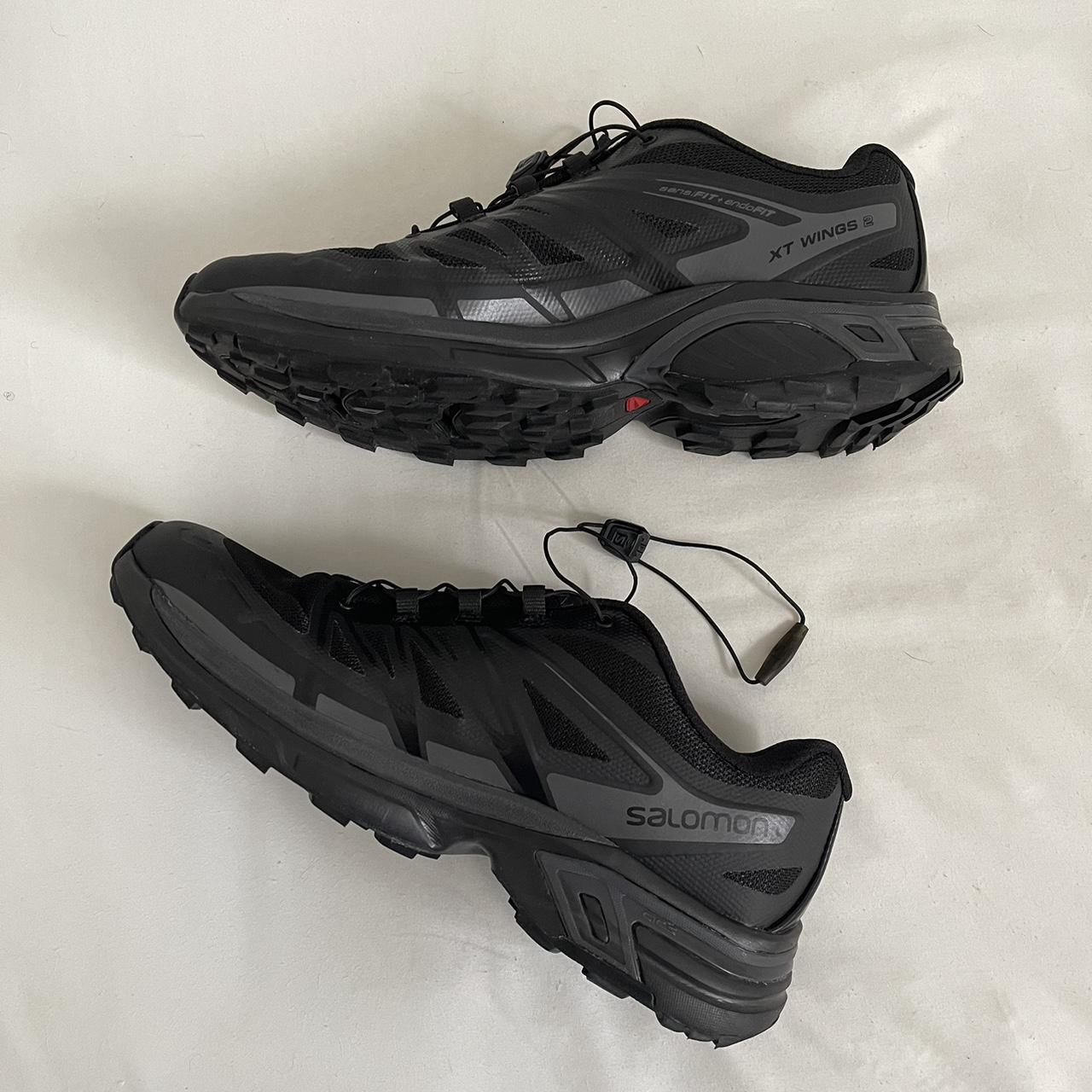 Salomon Men's Black Trainers | Depop