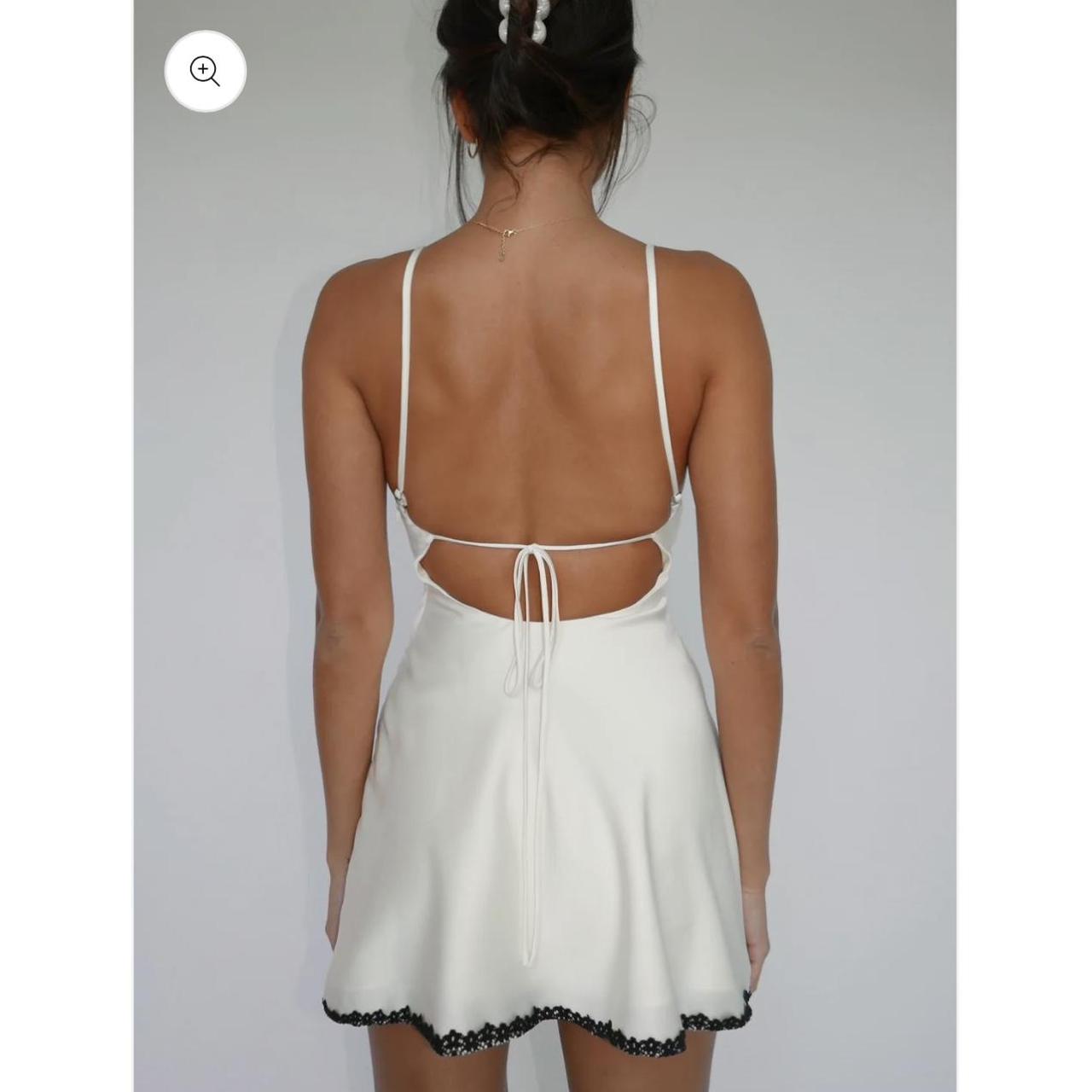 Mixedgals Valentina dress in white. Feminine, bold... Depop