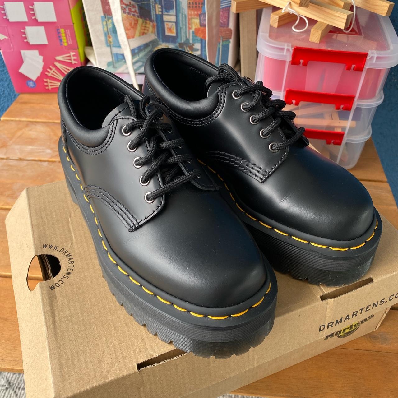 Dr marten’s 8053 leather platform Women’s size 6... - Depop