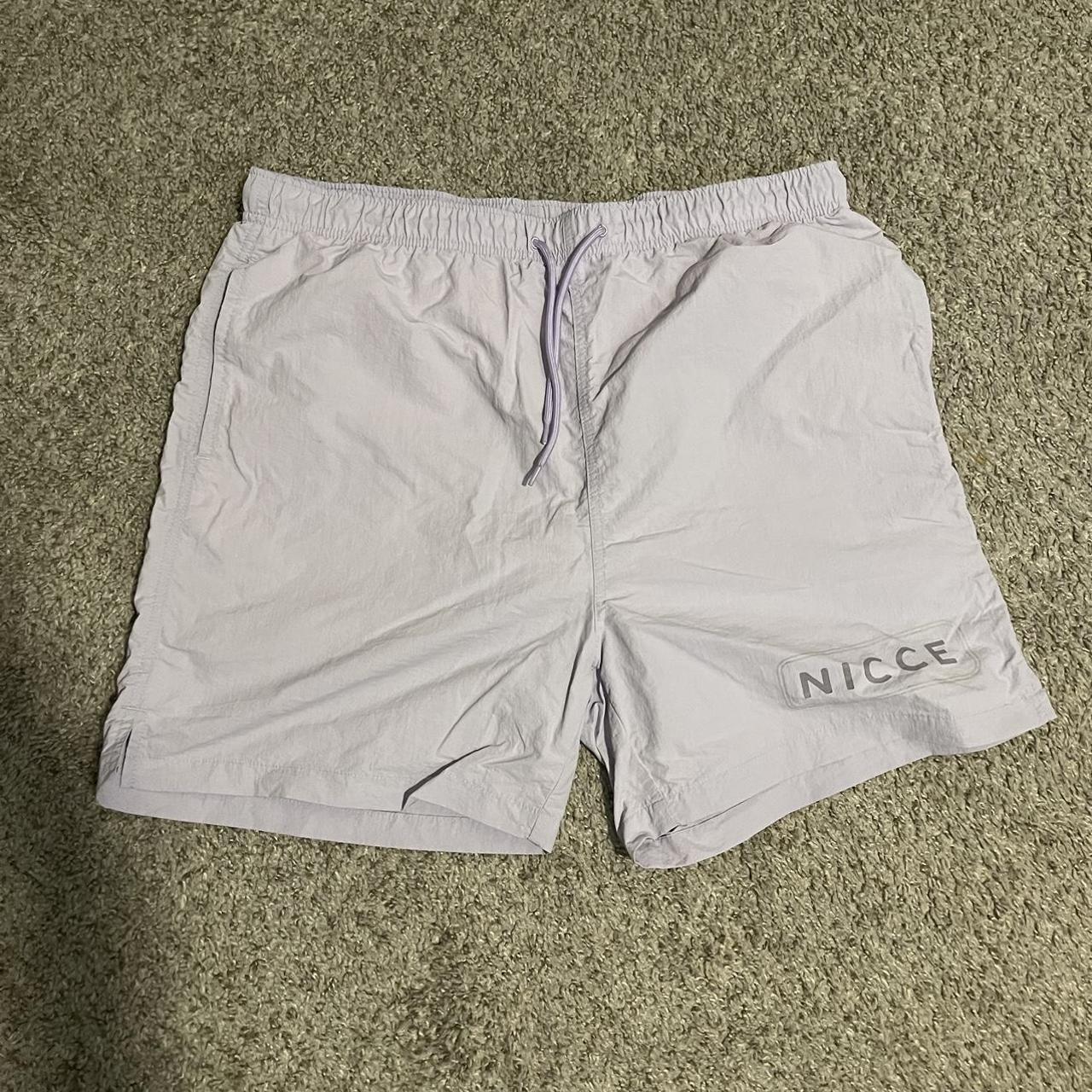 Nicce Swim shorts - lined Size large - Depop