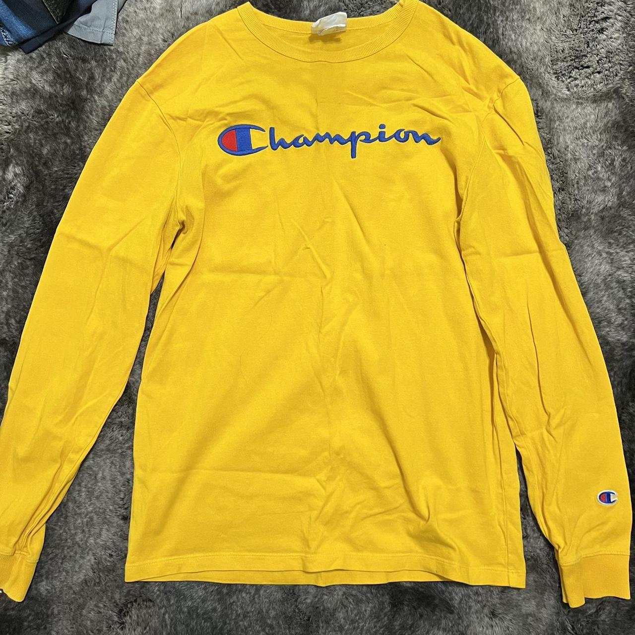 Champion yellow sales shirt womens