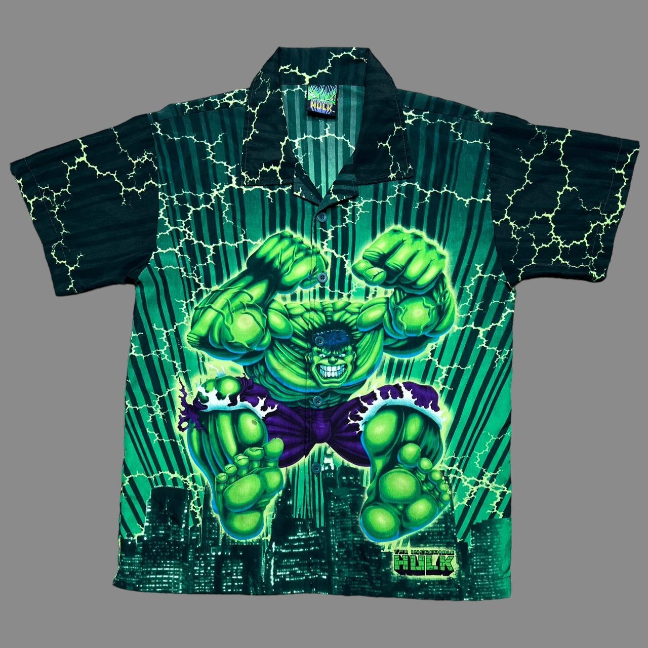 Hulk Hawaiian Shirt The Incredible Hulk Summer Button Up Marvel