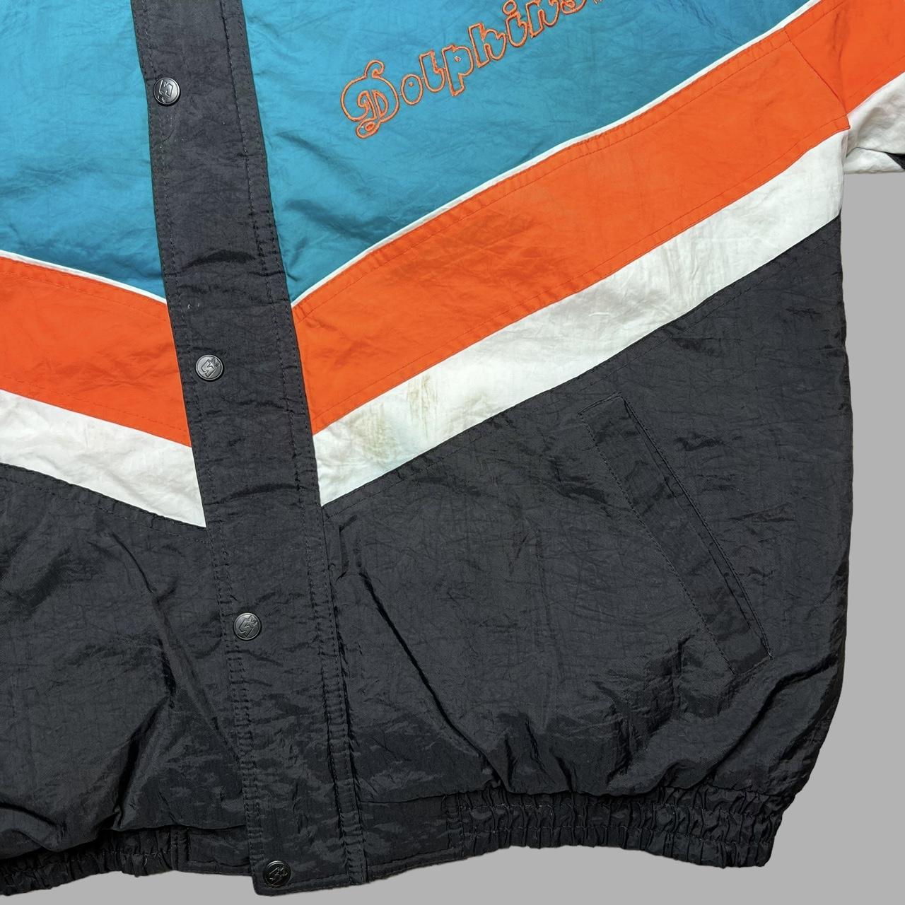 Vintage 1990s NFL Miami Dolphins Zip Up Starter | Depop