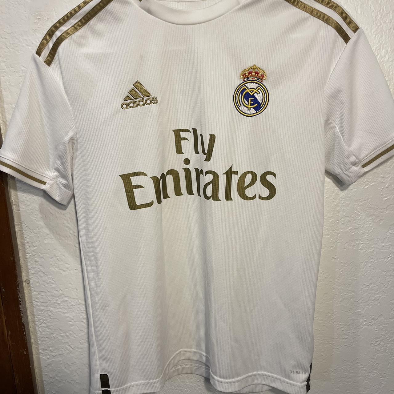 Fly Emirates soccer jersey Kids large Adidas... Depop