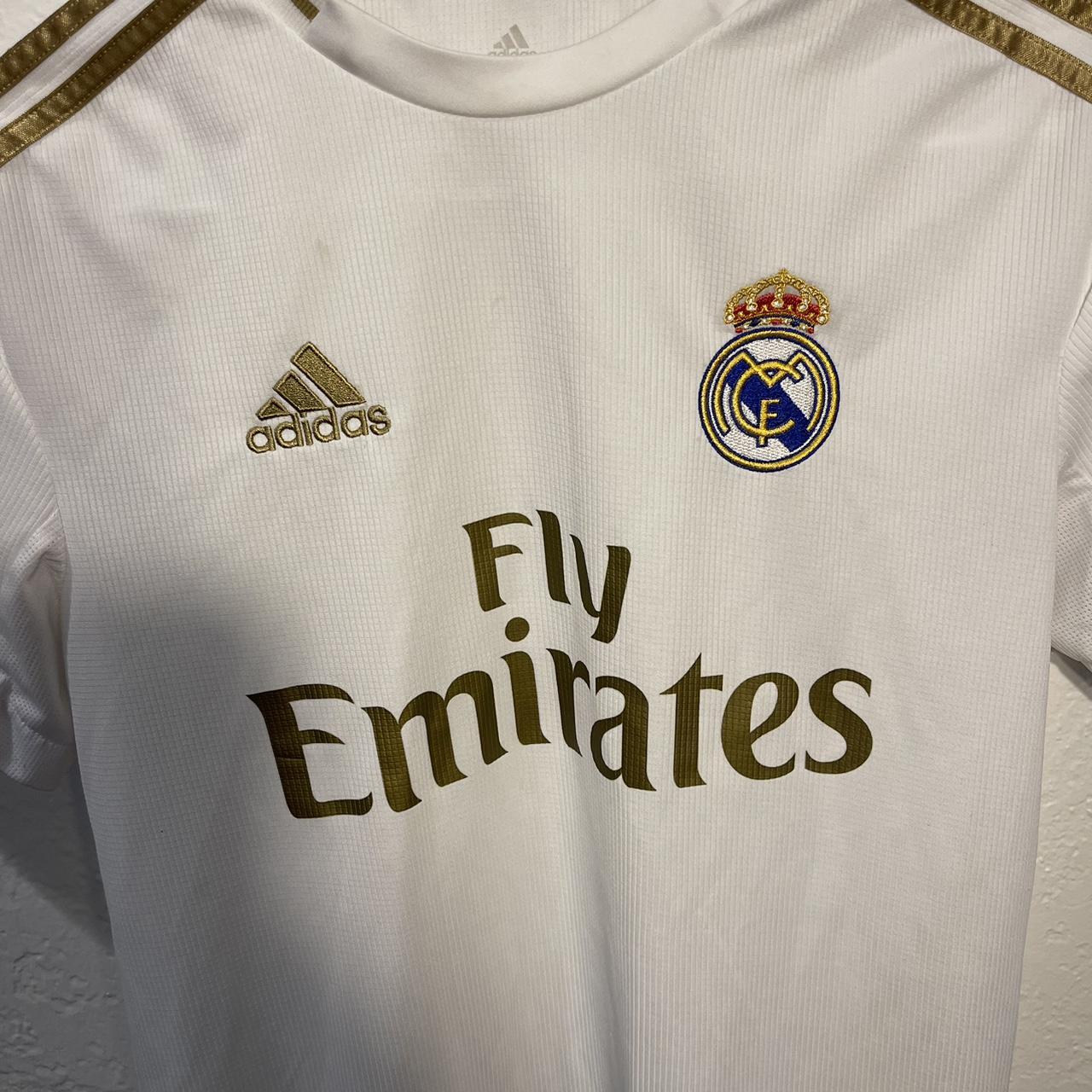 Fly Emirates soccer jersey Kids large Adidas... Depop