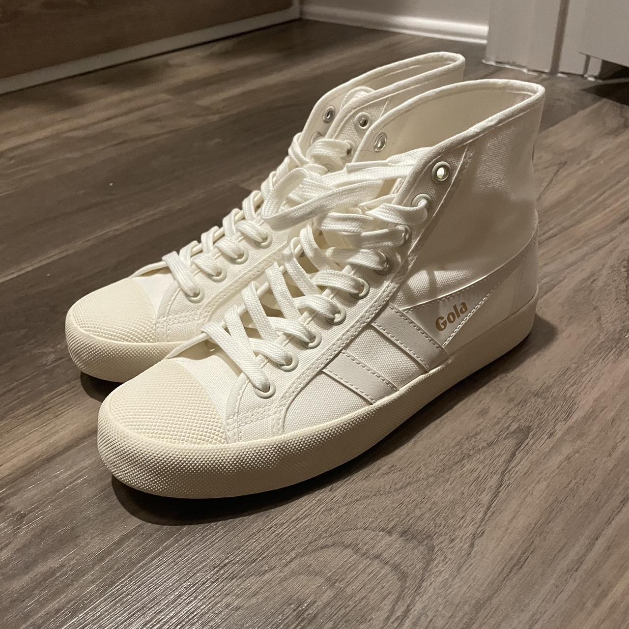 Gola coaster high tops in cream Never worn but I. Depop