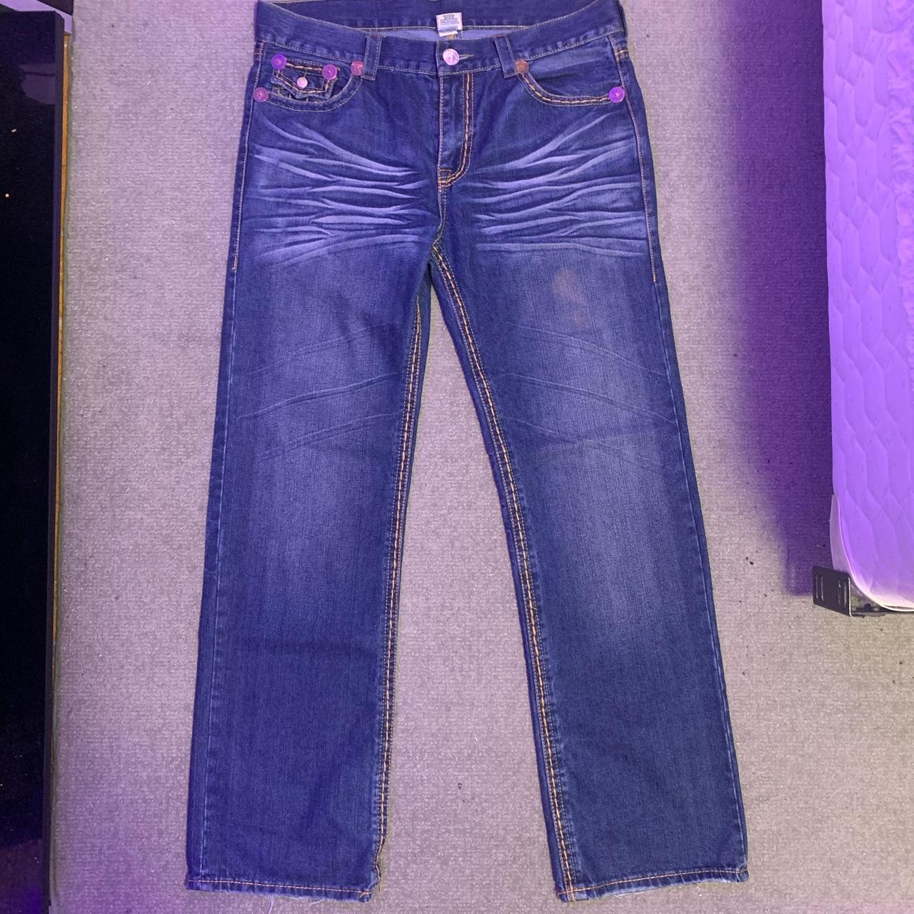 Vintage Rare Baggy Billy Super T True Religion Jeans - Depop