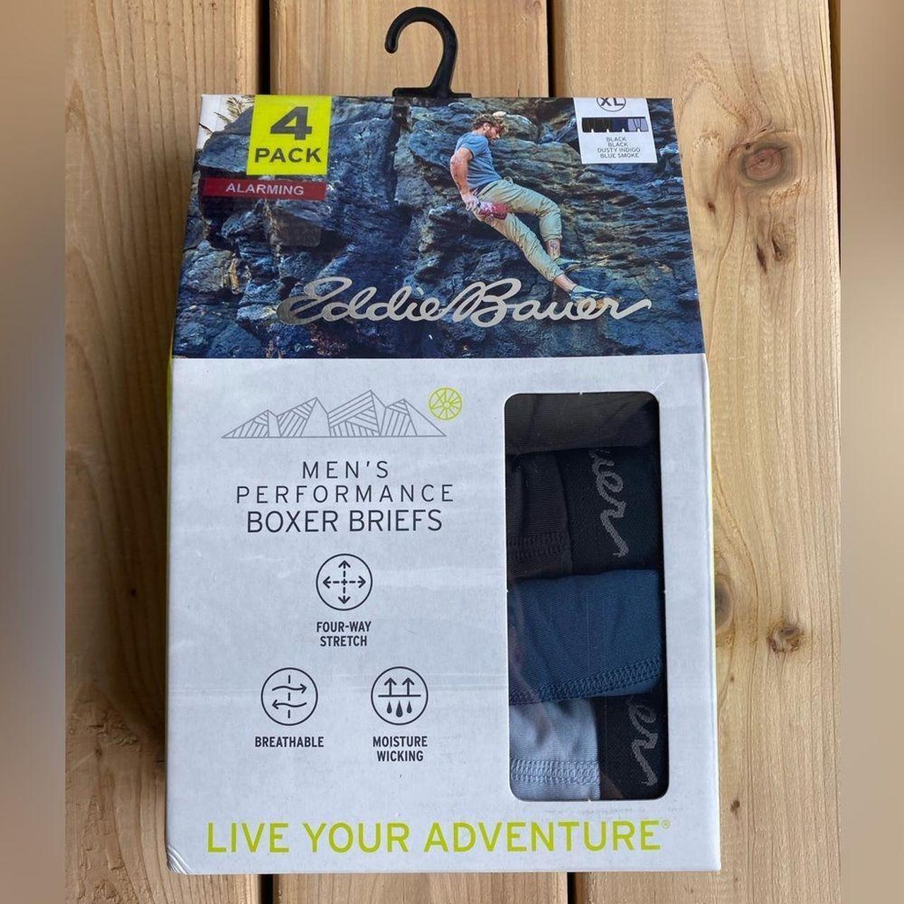 Eddie Bauer Mens Performance Boxer Briefs NWT in... Depop