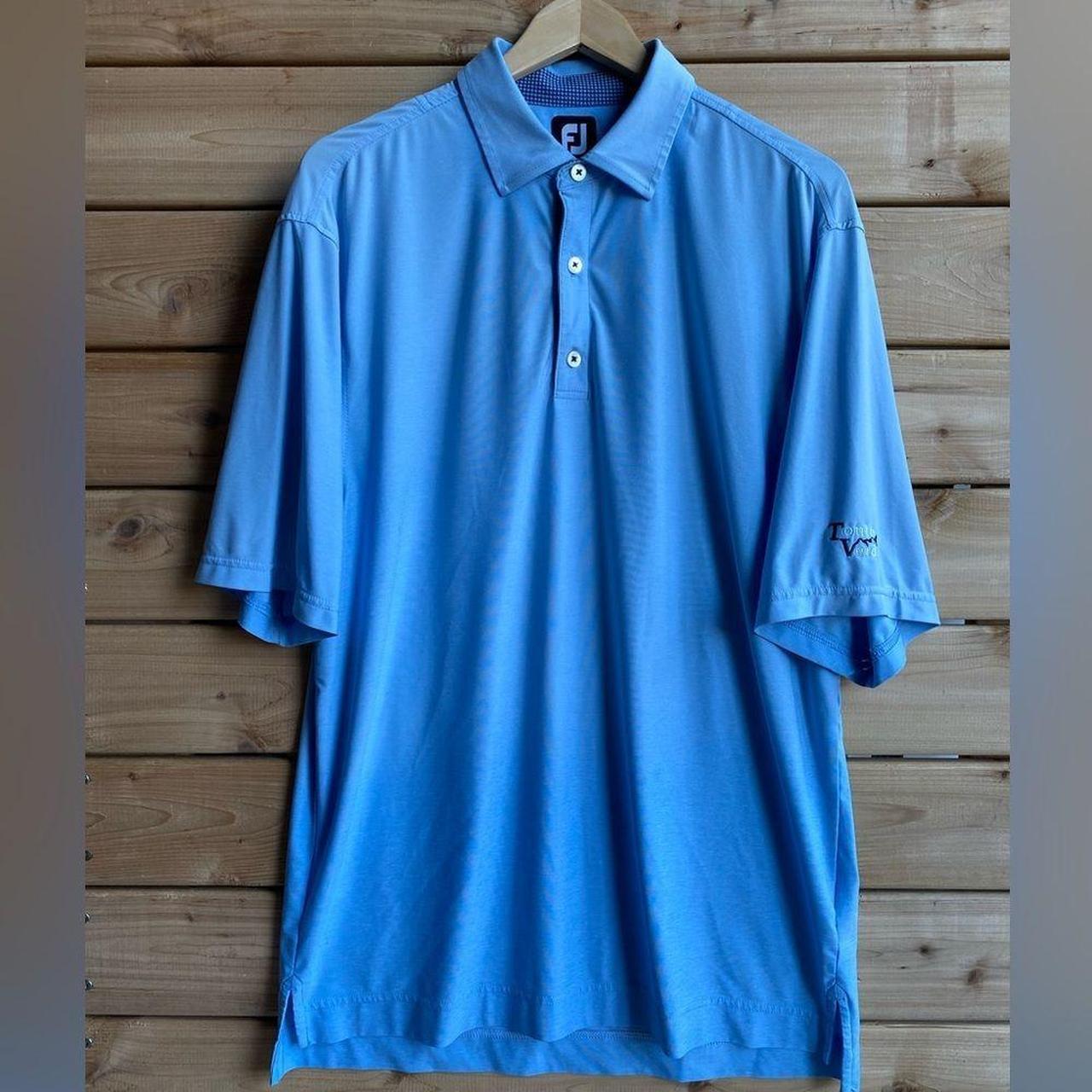 Foot Joy Golf Polo Tonto Verde on sleeve EUC... - Depop