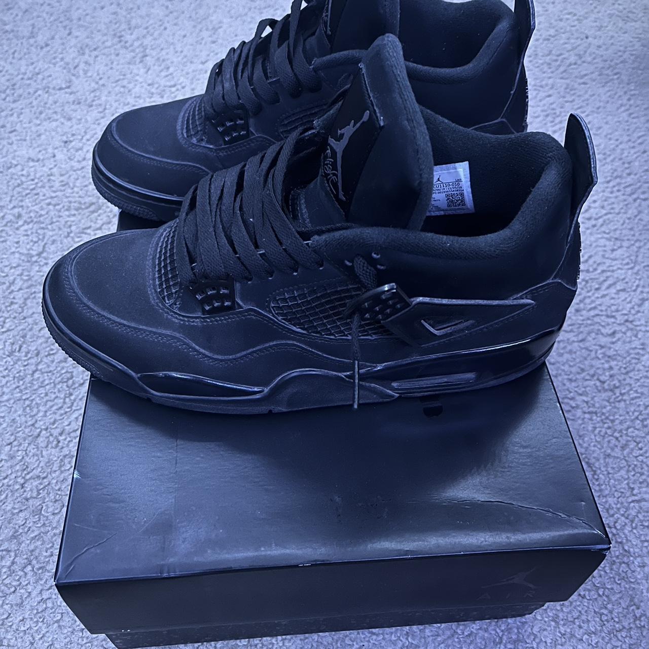 authentic black cat 4s size 10 US men Depop