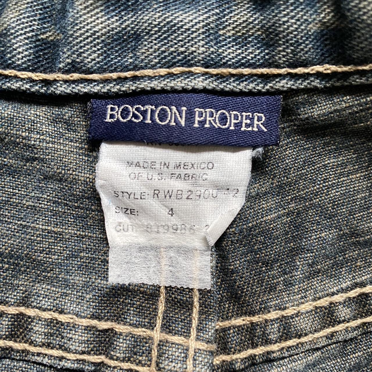 vintage 90s boston proper mid rise jeans! only... - Depop