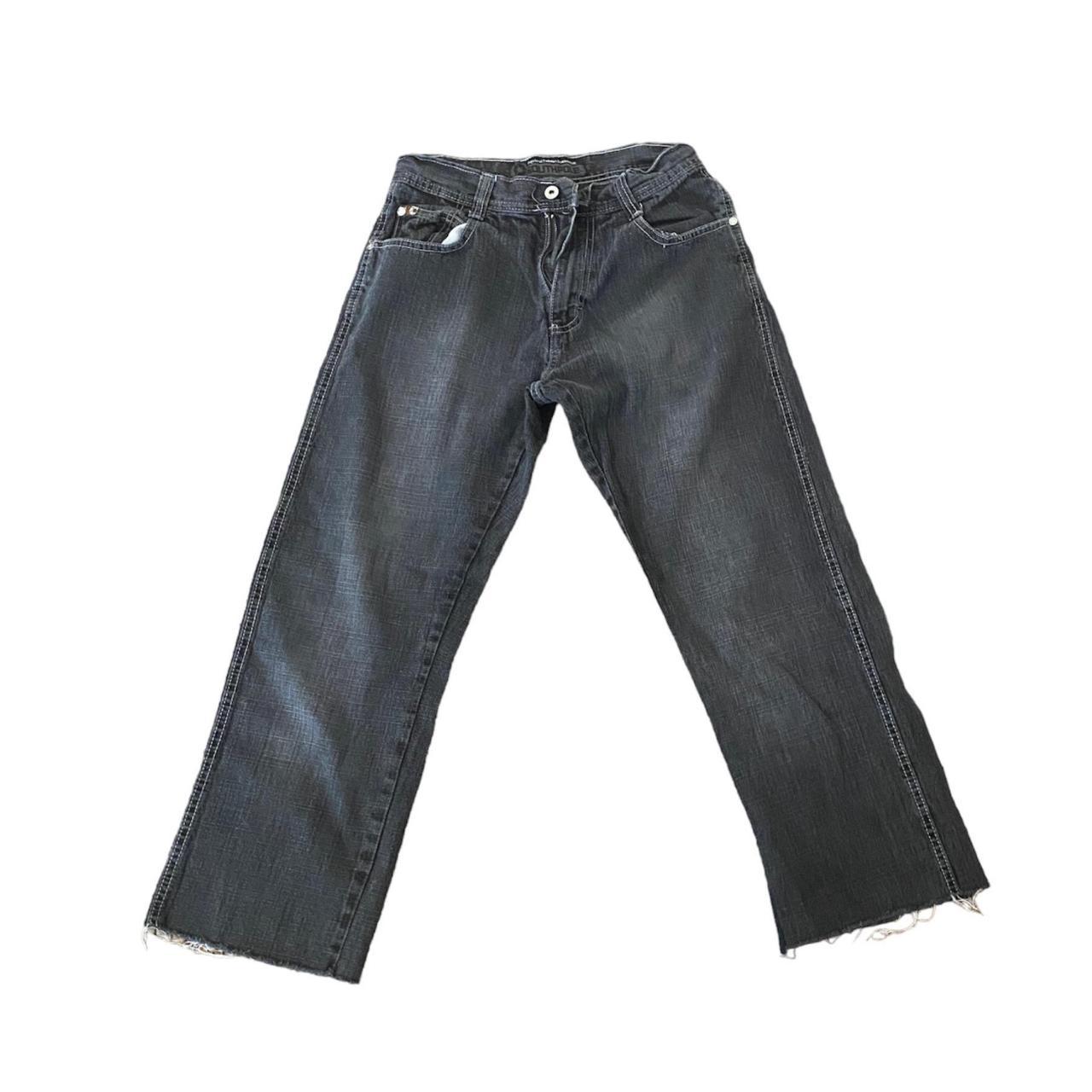 Southpole Men's Grey and Black Jeans | Depop
